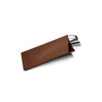 - Genuine Leather Thin Eyeglass Case and Holder - Granulated Leather