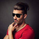 Vintage Oversized Wayfarer Polarized  Driving Sunglasses for Men Women with UV Protection Retro Square Sun Glasses