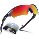 Sport Sunglasses -  Polarized Sunglasses for Men Women Cycling Sunglasses
