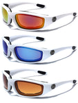 3-Pack Deal - Men's Sport Biker Motorcycle Goggles with Impact Resistant UV400 Lenses