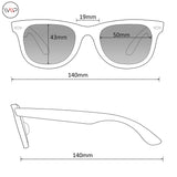 New Horn Rimmed Style Pride Rainbow Mirrored Lens Sunglasses