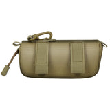Tactical Sunglasses Case, Tactical Zipper Portable Eyeglasses Carrying Case Sunglasses Hard Case Glasses Pouch