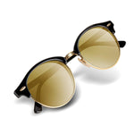 Unisex Clubround Aviator Sunglasses, Acetate Shades for Women/Men  W4246