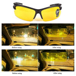 2 Pairs Unisex Sunglasses Anti Glare Non-Polarized Stylish Day and Night Vision Glasses best for Men Women Driving Sports