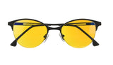 UV Protection,Anti Blue Rays,Reduce Eyestrain,Cat-eye Half-Rim Computer Reading Glasses