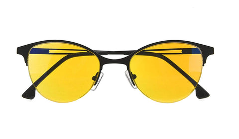 UV Protection,Anti Blue Rays,Reduce Eyestrain,Cat-eye Half-Rim Computer Reading Glasses