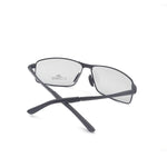 /Polarized Photochromic Lens Day and Night Al-Mg Frame Driving Photosensitive Sunglasses for Men