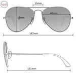 - 70's Style Clear Glasses Gold Frame Aviator Style