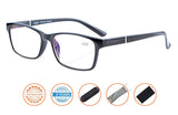 UV Protection,Anti Blue Rays,Reduce Eyestrain,Crystal Vision Computer Reading Glasses