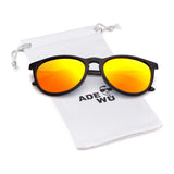 Polarized Sunglasses Women Men Metal Frame Retro Sunglasses