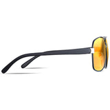 Men's Polarized Aviator Sunglasses Rectangular for Men Driving Fishing Golf