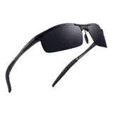 Sports Polarized Al-Mg sunglasses Metal Spring Hinge Fishing Cycling Glasses Men