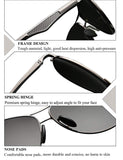 Aviator Sunglasses for Men Polarized Military Mirrored Pilot Retro Glasses
