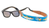 Hand-Stitched Needlepoint Sunglass Strap Retainer