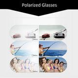 Polarized Lenses Classic Clip-On Sunglasses[Anti-glare][UV Protection] Driving/Fishing Outdoor unisex Eyewear