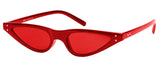 Small Retro Vintage Cat Eye Men Women Sunglasses Plastic Frame, Pouch Included