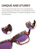 Optical glasses Frame with Magnetic Polarized Reflective Sunglasses Clips