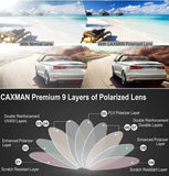 Polarized Clip on Flip Up Sunglasses for Prescription Glasses One-Piece Style
