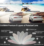 Fit Over Glasses Sunglasses with Polarized Lens for Women Men, Medium Size