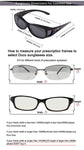 Unisex Wear Over Prescription Glasses Rx Glasses Polarized Sunglasses 8953