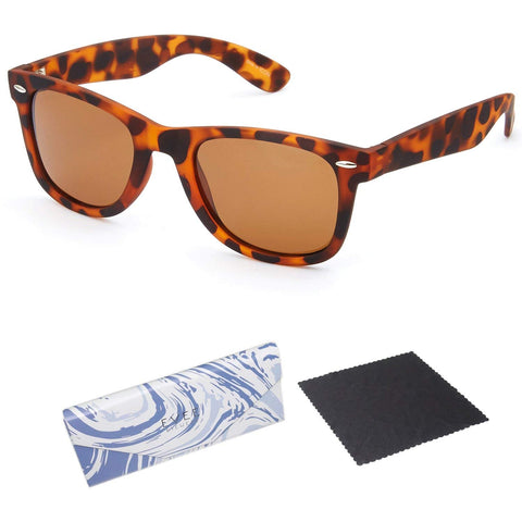 Unisex Iconic RUBBERIZED UNISEX SQUARE POLARIZED SUNGLASSES (ICON)
