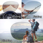 Wayfarer Sunglasses for Men Women,Classic Vintage Polarized Aluminum Sunglasses UV400