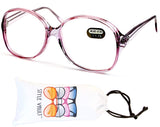 E3035-vp  Oversized Reading Eyeglasses