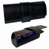 Newest Glasses Case -PU Leather Semi Hard Eyeglass Case -