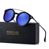 Retro Round Polarized Sunglasses for Women Men New Style Fashion Metal Frame pk1015