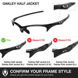 MaxGrip Temple Sleeve/Nose Pad Kit for Oakley Half Jacket  Multiple Options