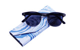 Classic Half Frame Polarized Semi-Rimless Clubmaster Sunglasses (NEERD)