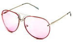 Aviator Poshe Oceanic Lens Twirl Metal Design Frames Sunglasses