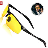 Driving Polarized Sunglasses For Men UV Protection Ultra Lightweight Al Mg Golf Fishing Sports Sunglasses