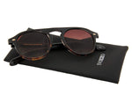 - Classic Round Retro Gold Accents Sunglasses