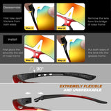 Polarized Sport Sunglasses with 5 Fashion Lenses for Men Women