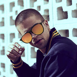 Polarized Sunglasses Women Men Metal Frame Retro Sunglasses