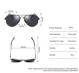Mens Womens Polarized Sunglasses 100% UV400 Protection Aviator Black Sun Glasses