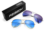 Retro Aviator Sunglasses Gradient Lens Men Women Brand Sunglasses B1100