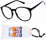 E25-vp  Clear Lens Wayfarer Panto Eyeglasses Glasses