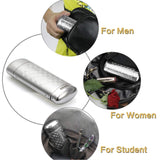 Aluminum Lattice Nearsighted Eyeglasses Case for Small Frames (Silver)