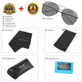 Sunglasses for Men Aviator Polarized Driving Glasses Dark Lenses