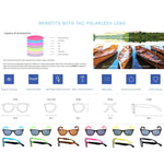 Unisex Iconic RUBBERIZED UNISEX SQUARE POLARIZED SUNGLASSES (ICON)