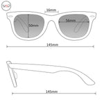 - Full Mirror Lens Reflective Rimless Clubmaster Sunglasses