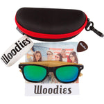 Bamboo Wood Sunglasses with Mirror Lens