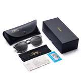 Polarized Sunglasses for Women MenVintage Round Sunglasses with Case100% UV400 Protection