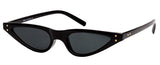 Small Retro Vintage Cat Eye Men Women Sunglasses Plastic Frame, Pouch Included