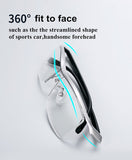 Pure Titanium Glasses Frame For Men Sport Eyeglasses With Polarized Driving Clip-on