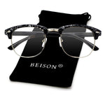 Womens Mens Horned Rim Wayfarer Glasses Frame Nerd Eyeglasses