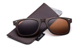 Newbee Fashion - Polarized Clip-On Flip Up Metal Clip Sunglasses Multi Purpose Flash Polarized Lenses (Glasses not included)
