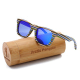 New Wayfarer Polarized Sunglasses for Men Vintage Wood Sun Glasses Women Eyewear